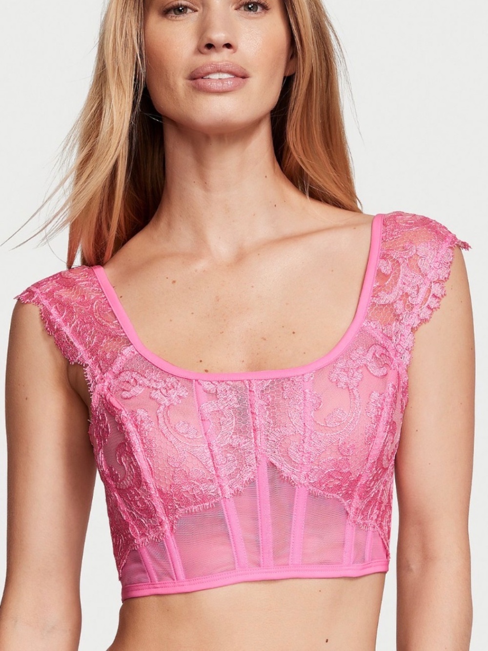 Victoria’s Secret Dream Angels Boho Floral Cap Sleeve Corset Top | S‎ DD | Style